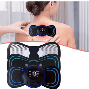EMS Mini Electric Neck Back Body Massager Cervical Electric Neck Back Massager Muscle Therapy Pressure Pain
